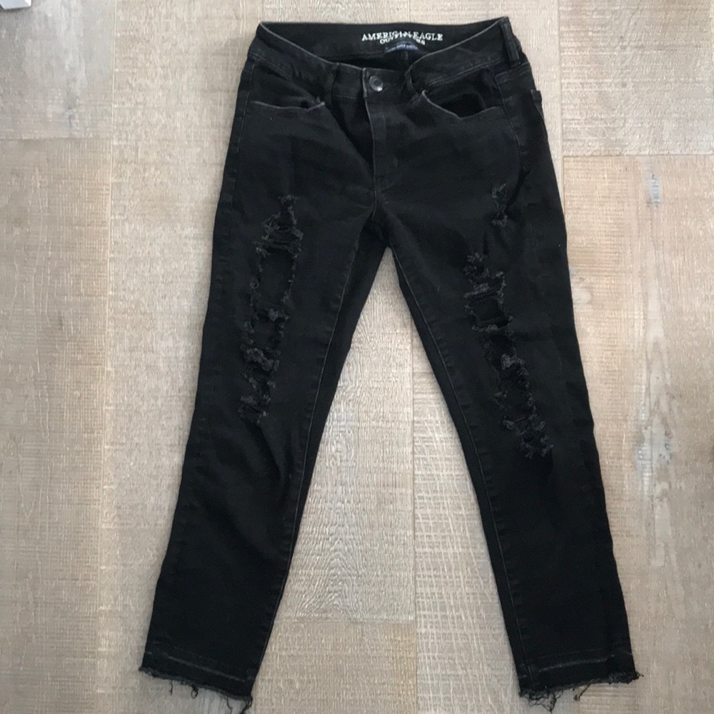 American eagle super stretch cute mid calf pants